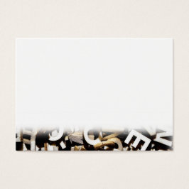 Cartas de madera deslizadas cerradas