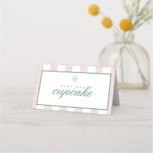 Cartas de menú de carpas de golf rosadas