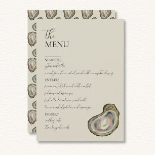 Cartas de menú de la mesa Boda de las cáscaras de