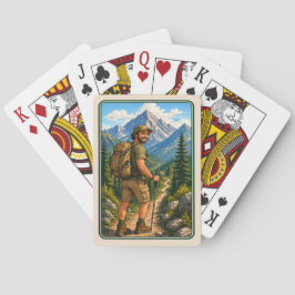 Cartas de Naipe de Senderista Masculino sin texto