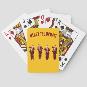 Cartas de Navidad de Trump Merry Trumpmas Poker