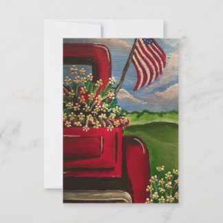 Cartas de Nota Patriótica de Lil Red Truck America