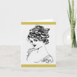 Cartas de notas de estilo Art Nouveau de 1917.