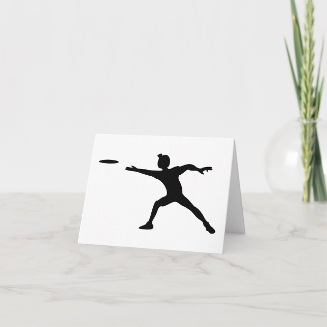 Cartas de notas de Frisbee Silhouette (Subido por el creador)