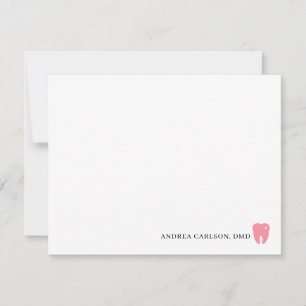 Cartas de notas de personalizado Dentist Stationer