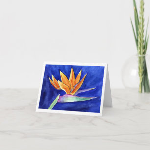 Cartas de notas de pintura de flores de pájaro de 