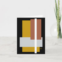 Cartas de notas de Rectángulos abstractos