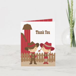 Cartas de notas de vaquero y vaquero