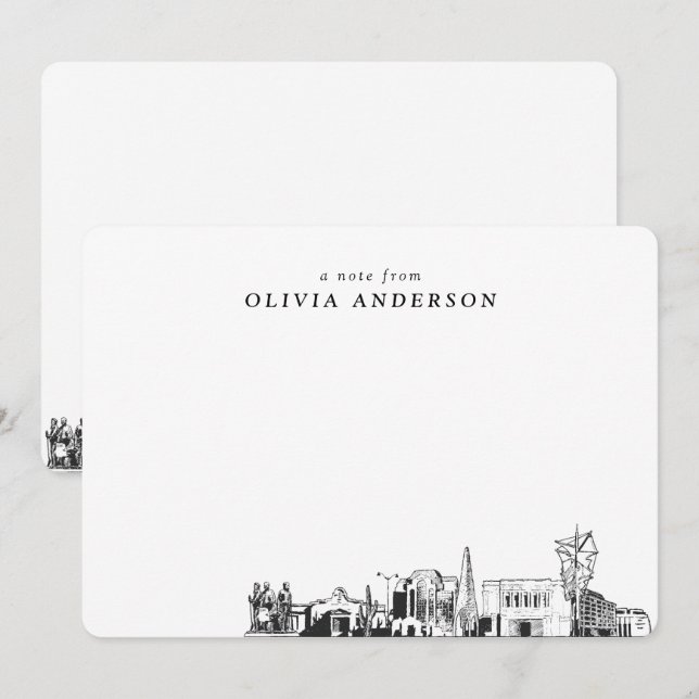 Cartas de notas personalizadas del esbozo de Mesa  (Anverso / Reverso)