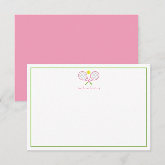 Cartas de notas personalizadas para raquetas de te (Anverso / Reverso)