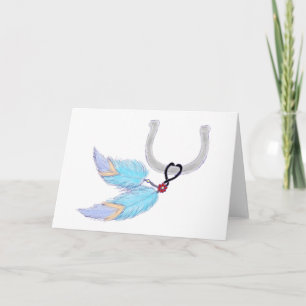 Cartas de notas sobre la herradura de plumas azule