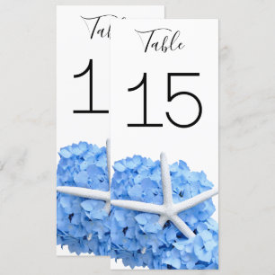 Cartas de números de mesa de dos caras en el jardí