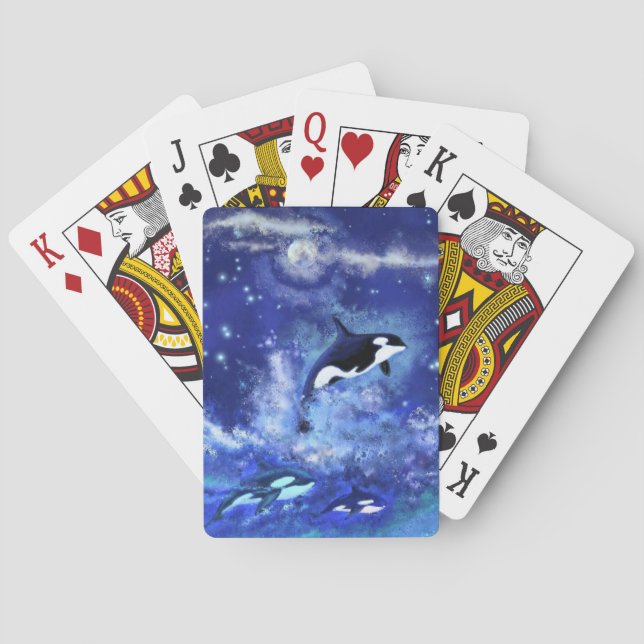 Cartas de Orcas en Luna Llena (Reverso)