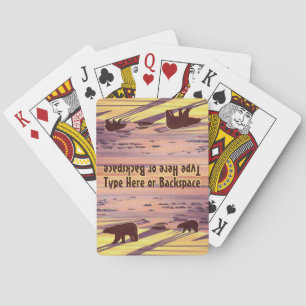 Cartas de Oso Polar Tarjetas de Jugar Oso Personal