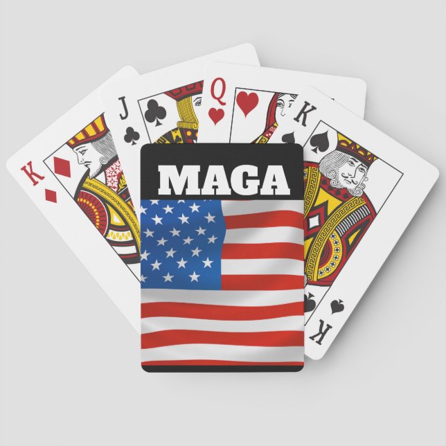 cartas de poker MAGA TRUMP (Reverso)