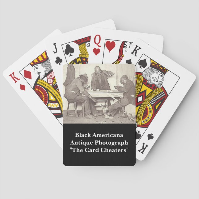Cartas de Póquer Black Americana "The Card Cheater (Reverso)
