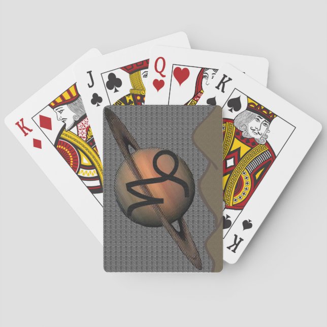 Cartas de póquer de Capricornio (Reverso)