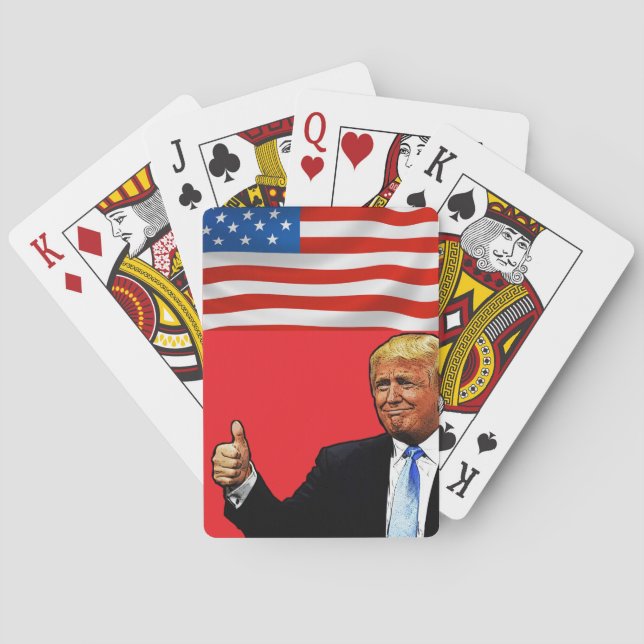 Cartas de póquer de Trump EE. UU. (Reverso)