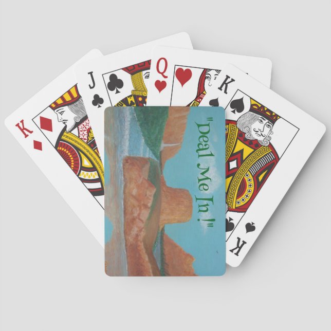 Cartas de póquer "Deal Me In" (Reverso)