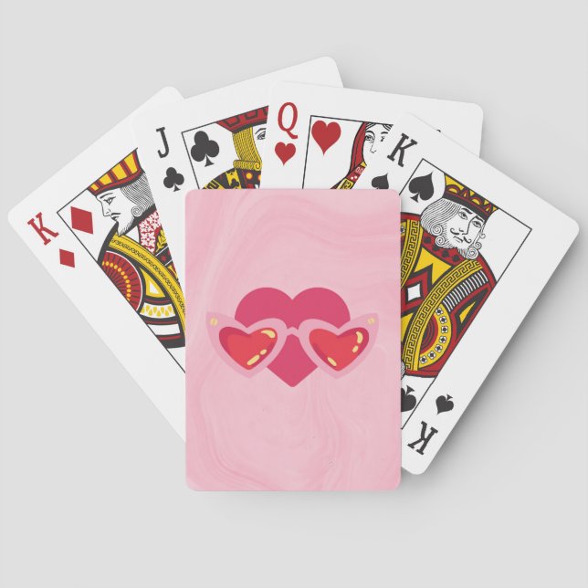 Cartas de Póquer Heart Bee (Reverso)