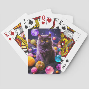 Cartas de póquer para amantes de los gatos
