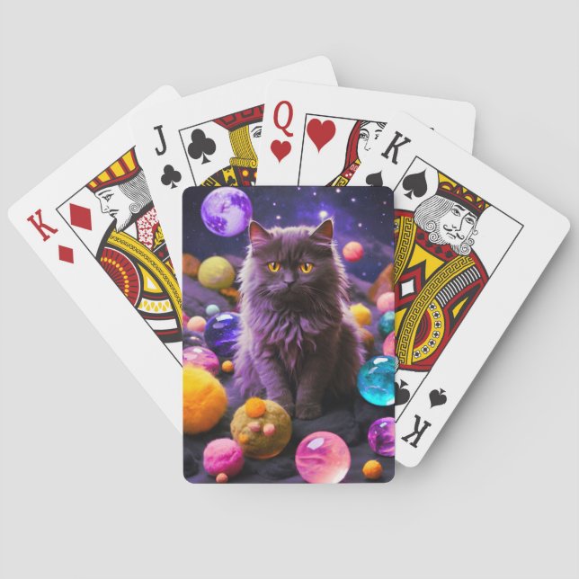 Cartas de póquer para amantes de los gatos (Reverso)