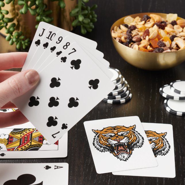 Cartas de Póquer Tigre  (In Situ)