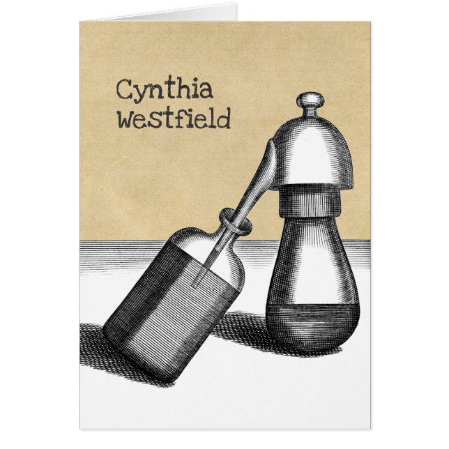 Cartas de química moderna de alquimia medieval (Frente)