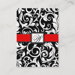 Cartas de recepción de la boda de la damáscara roj