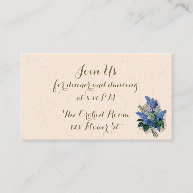 Cartas de recepción de Lilacs de época (Anverso)