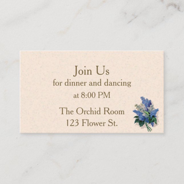 Cartas de recepción de Lilacs de época (Anverso)