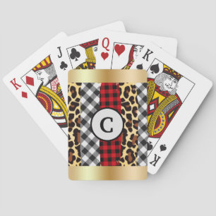 Cartas de reproducción clásicas de diseño de patro