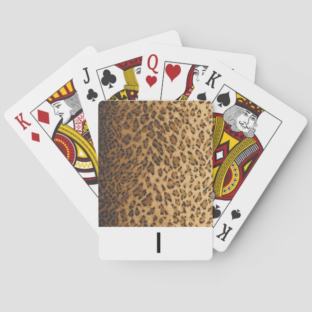 Cartas de reproducción con iniciales de monograma  (Reverso)