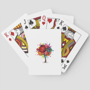 Cartas de reproducción de balón abstracto