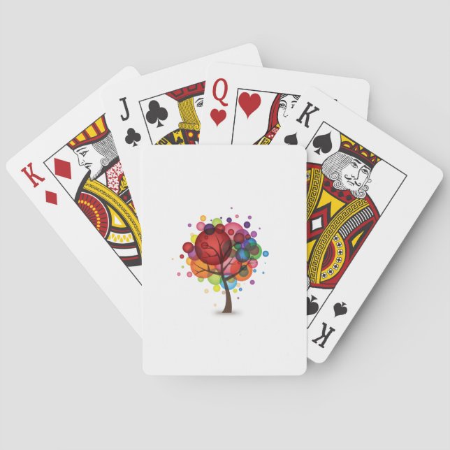 Cartas de reproducción de balón abstracto (Reverso)