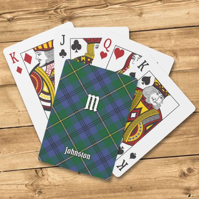 Cartas de reproducción de Clan Johnston Tartan (Subido por el creador)