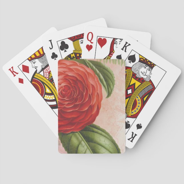 Cartas de reproducción de flores de época (Reverso)