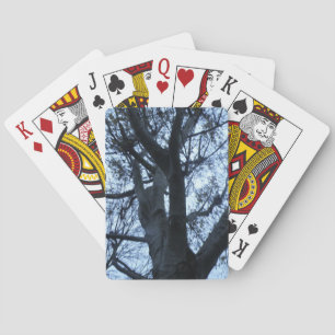 Cartas de reproducción de fotografías de silueta d