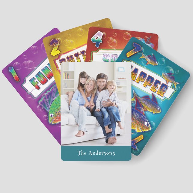 Cartas de reproducción de fotos con nombre persona (Reverso )