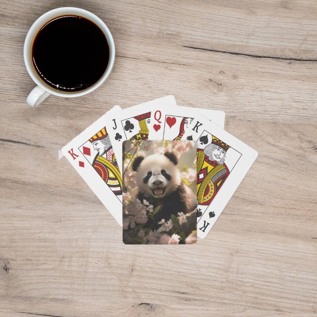 Cartas de reproducción de imágenes de oso panda (Subido por el creador)