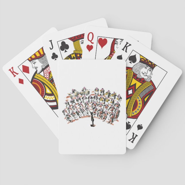 Cartas de reproducción de orquesta (Reverso)