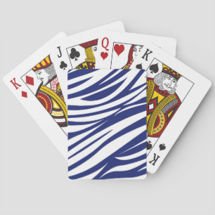 Cartas de reproducción de patrón de rayas de cebra
