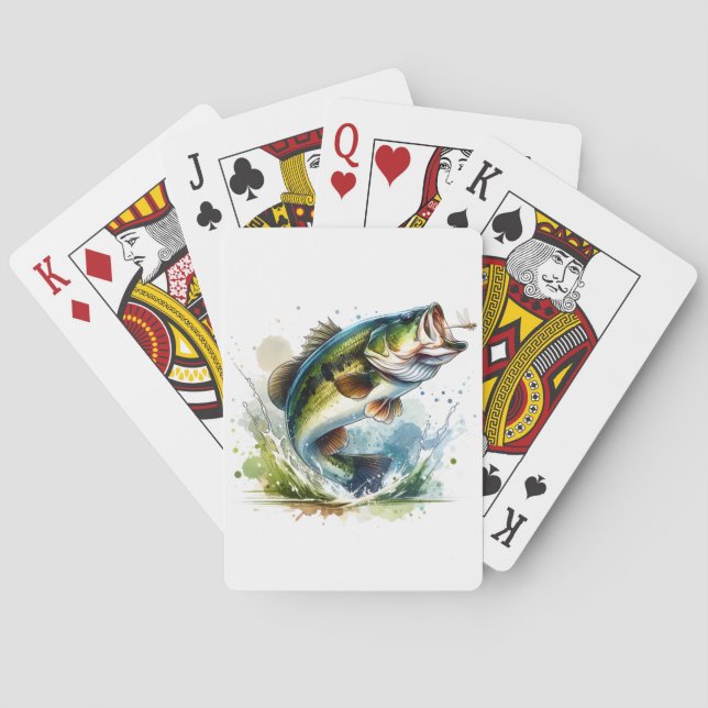Cartas de reproducción de pesca (Reverso)
