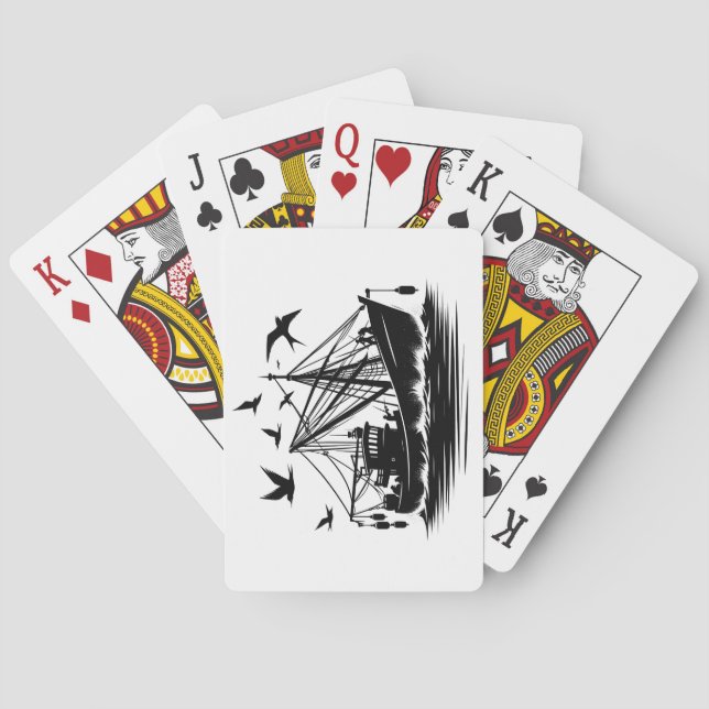 Cartas de reproducción de pesca (Reverso)