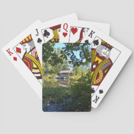 Cartas de reproducción de puentes cubiertos con ma
