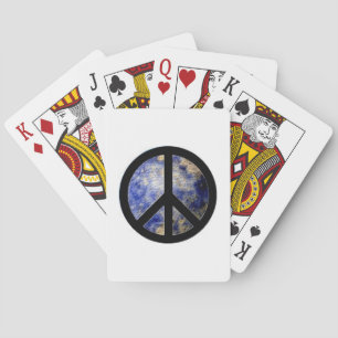 Cartas de reproducción de signo de paz