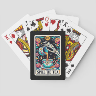 Cartas de reproducción de tarjetas Skeleton Tarot