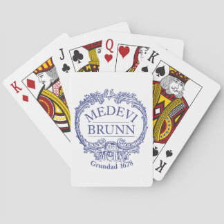 Cartas de reproducción del logotipo de Medevi Brun