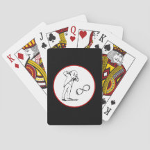 Cartas de reproducción filosóficas con símbolo de