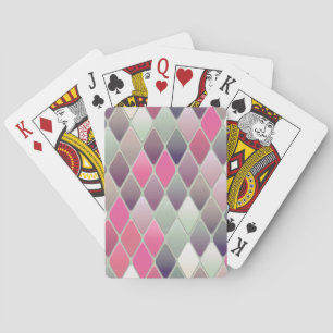 Cartas de reproducción geométrica abstractas